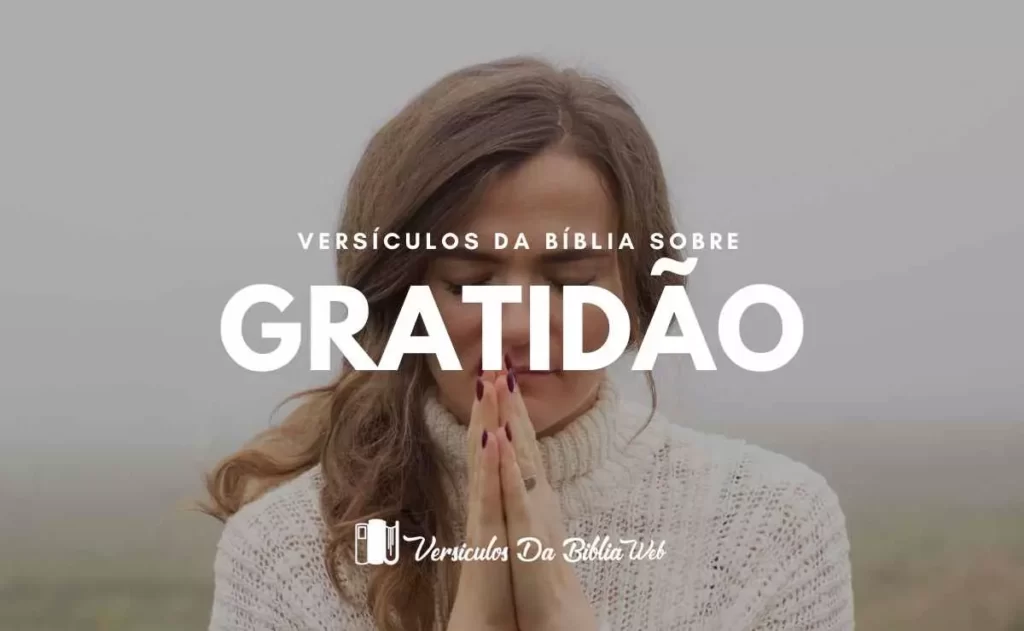 Versículo de Gratidão na Bíblia - Nova Versão Internacional (NVI)
